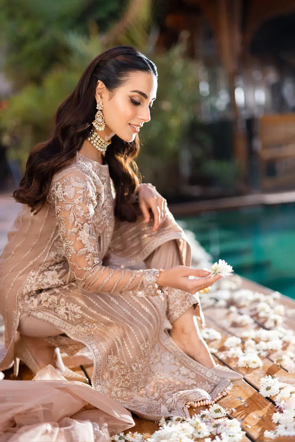 Azure | Embroidered Formals | Star Dazzle - by - Libasekhas UK - Registered Vendor of : Azure - 100% Original Designer Dresss