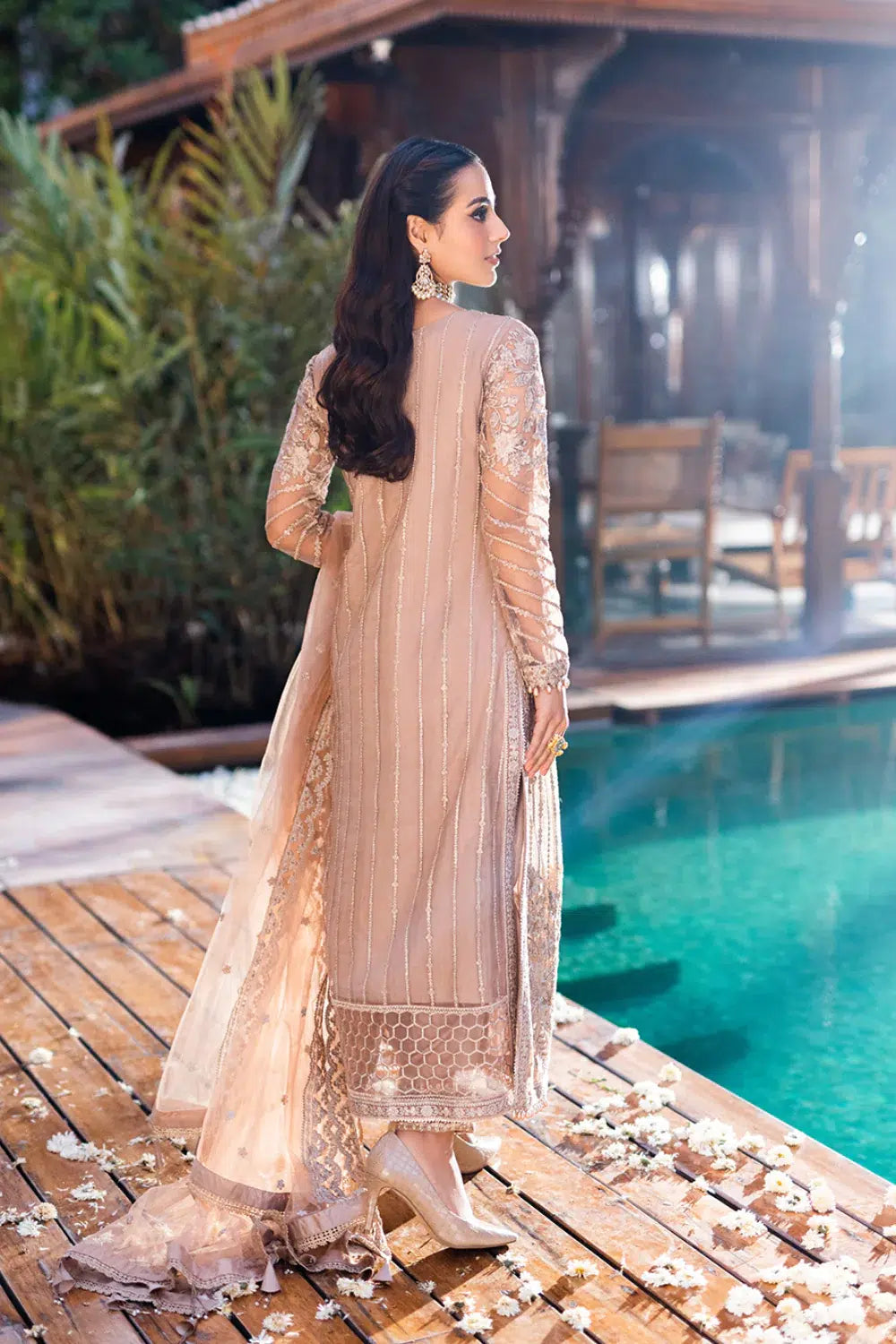Azure | Embroidered Formals | Star Dazzle - by - Libasekhas UK - Registered Vendor of : Azure - 100% Original Designer Dresss