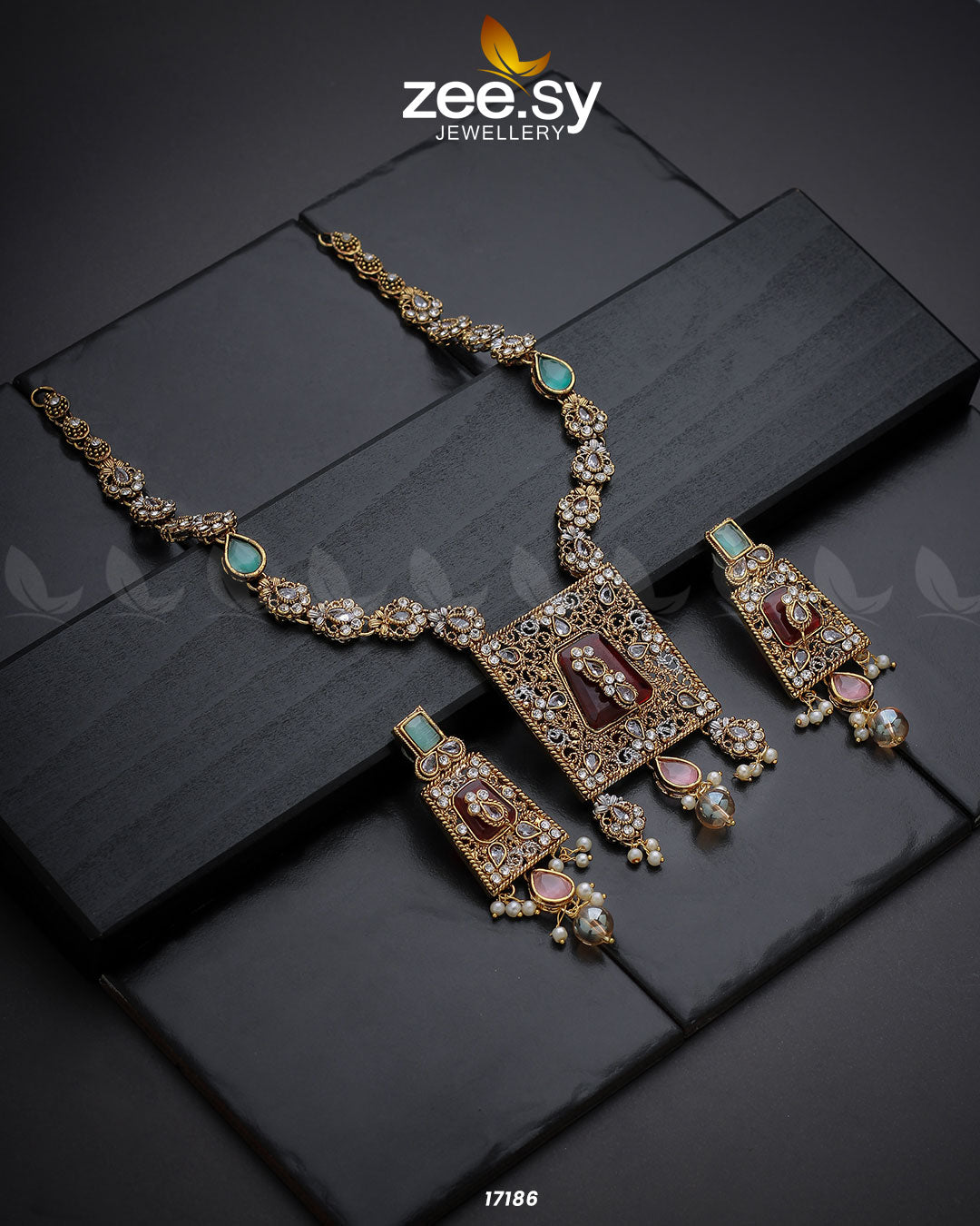 Stellar Gemstones - by - Libasekhas UK - Registered Vendor of : Zeesy - 100% Original Designer Dresss