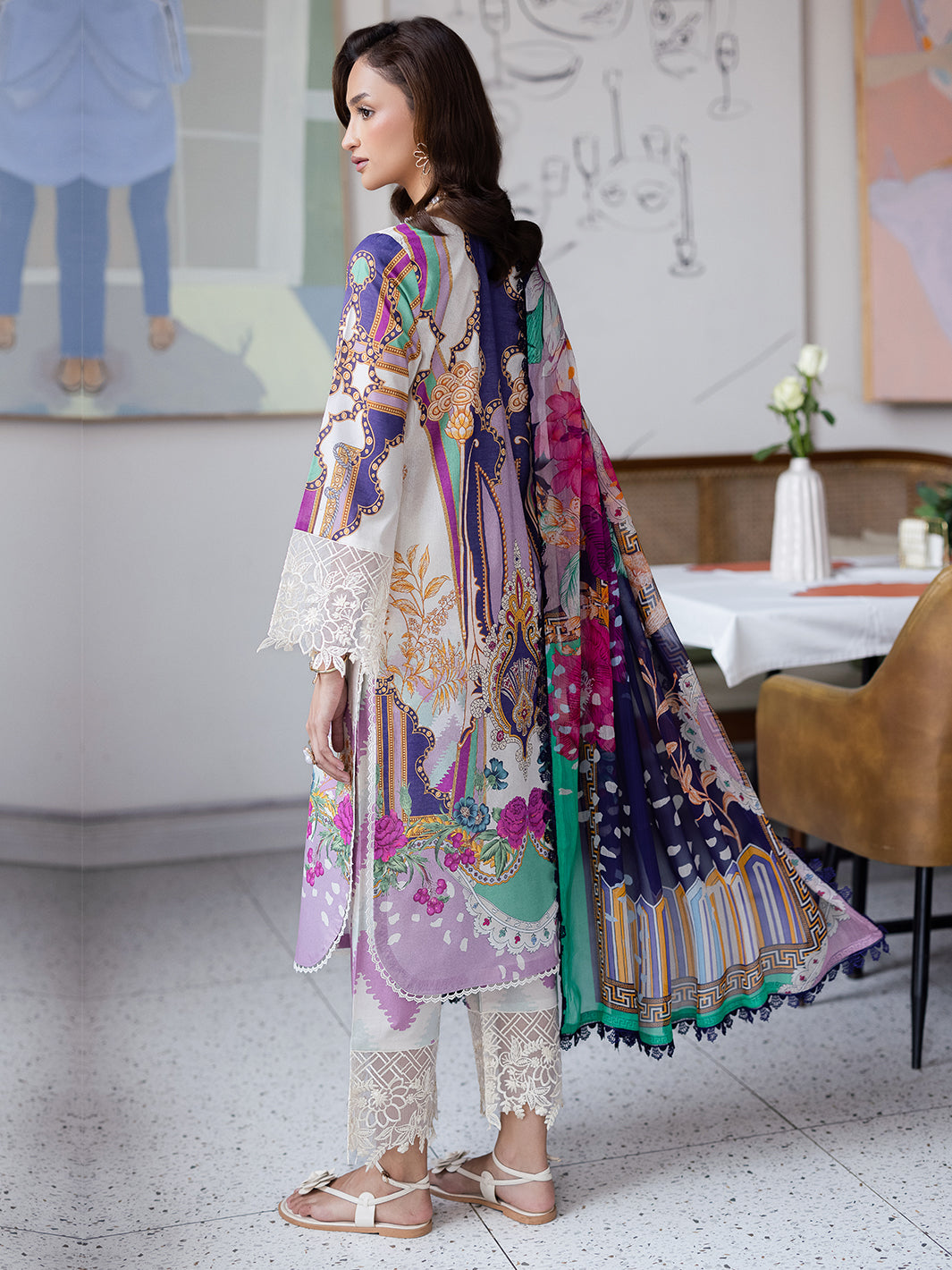 Mahnur | After Hours Luxury Lawn 25 | Sugar Rush - by - Libasekhas UK - Registered Vendor of : Mahnur - 100% Original Designer Dresss