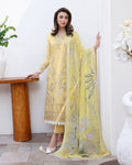 Roheenaz | Floral Reverie Luxury Lawn | Summer Glow - by Libasekhas UK - Registered Vendor of : Roheenaz - 100% Original Designer Dress
