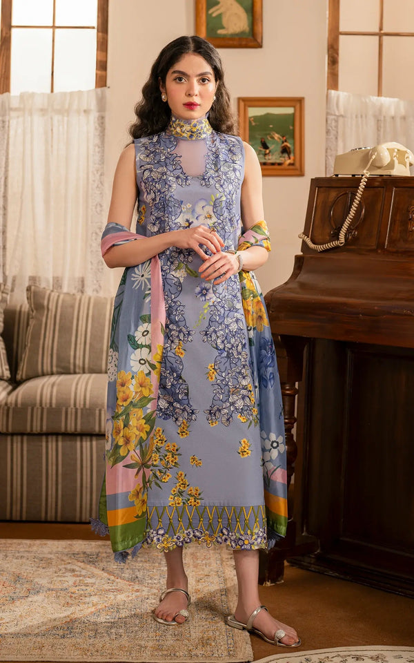 Asifa and Nabeel | Meraki Vintage 25 | Sunehri (MVL25-02) - by - Libasekhas UK - Registered Vendor of : Asifa and Nabeel - 100% Original Designer Dresss