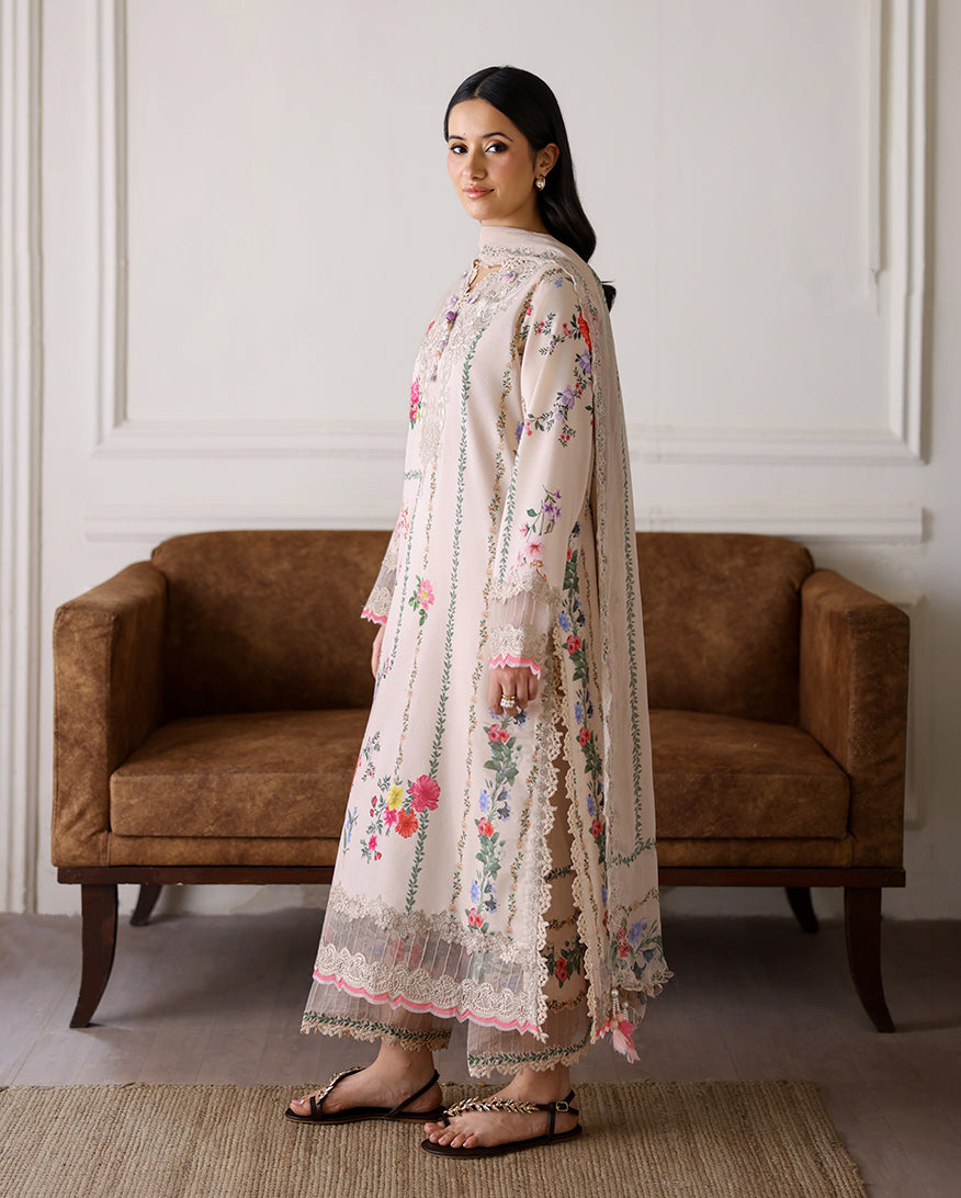 Roheenaz | Sunlit Tales Printed Embroidered Edit | Sunflare Petal - by Libasekhas - Registered Vendor of : Roheenaz - 100% Original Designer Dress