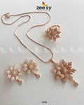 Sunflower Necklace - by - Libasekhas UK - Registered Vendor of : Zeesy - 100% Original Designer Dresss