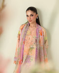 Roheenaz | Rosette Lawn | Sunlit Fern - by Libasekhas UK - Registered Vendor of : Roheenaz - 100% Original Designer Dress