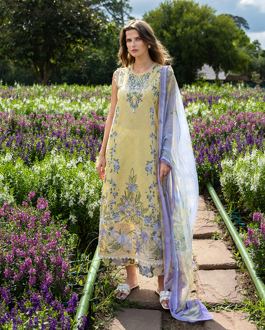 Mushq | The Secret Garden Lawn | Sunlit Meadow - by Libasekhas UK - Registered Vendor of : Mushq - 100% Original Designer Dress