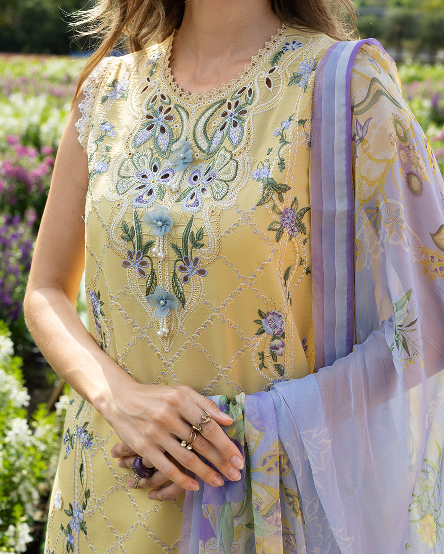 Mushq | The Secret Garden Lawn | Sunlit Meadow - by Libasekhas UK - Registered Vendor of : Mushq - 100% Original Designer Dress