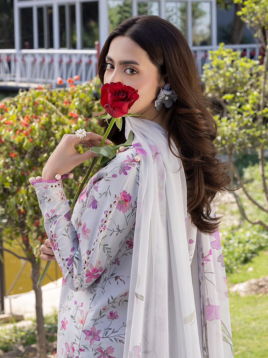 Izel | Oh Spring Lawn 25 | SUNLIT - by - Libasekhas UK - Registered Vendor of : Izel - 100% Original Designer Dresss
