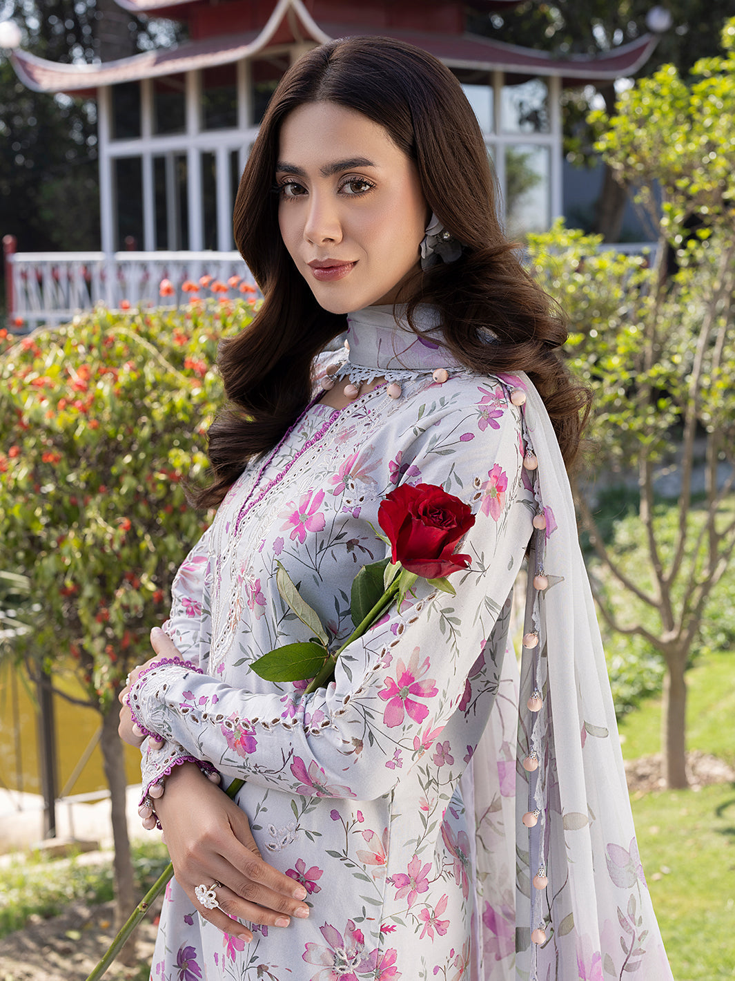 Izel | Oh Spring Lawn 25 | SUNLIT - by - Libasekhas UK - Registered Vendor of : Izel - 100% Original Designer Dresss