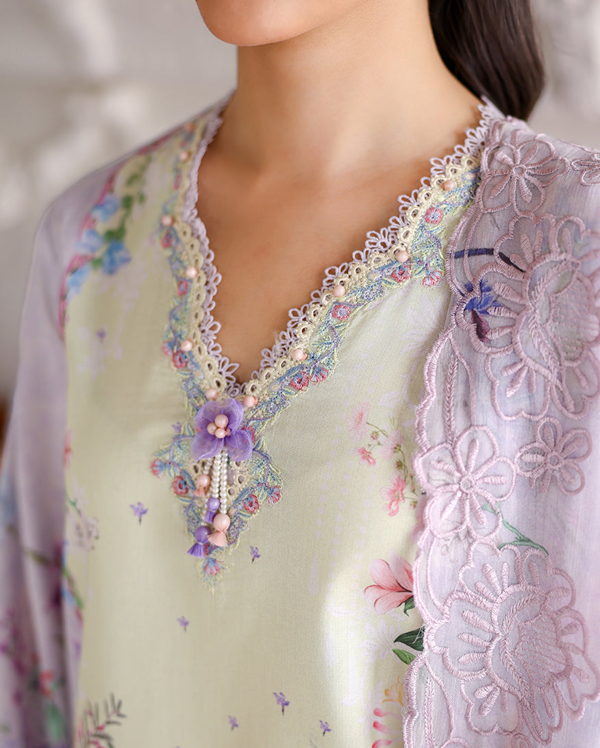 Roheenaz | Sunlit Tales Printed Embroidered Edit | Sunveil - by Libasekhas - Registered Vendor of : Roheenaz - 100% Original Designer Dress
