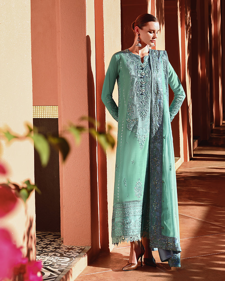 Mushq | Nuvera Raw Silk 26 | Sybil - by Libasekhas UK - Registered Vendor of : Mushq - 100% Original Designer Dress
