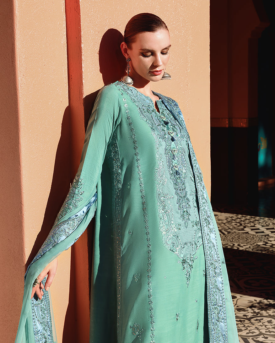 Mushq | Nuvera Raw Silk 26 | Sybil - by Libasekhas UK - Registered Vendor of : Mushq - 100% Original Designer Dress