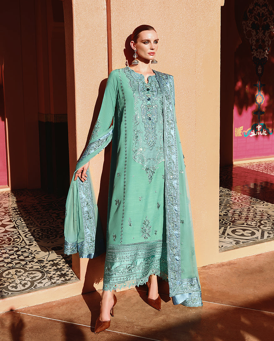 Mushq | Nuvera Raw Silk 26 | Sybil - by Libasekhas UK - Registered Vendor of : Mushq - 100% Original Designer Dress