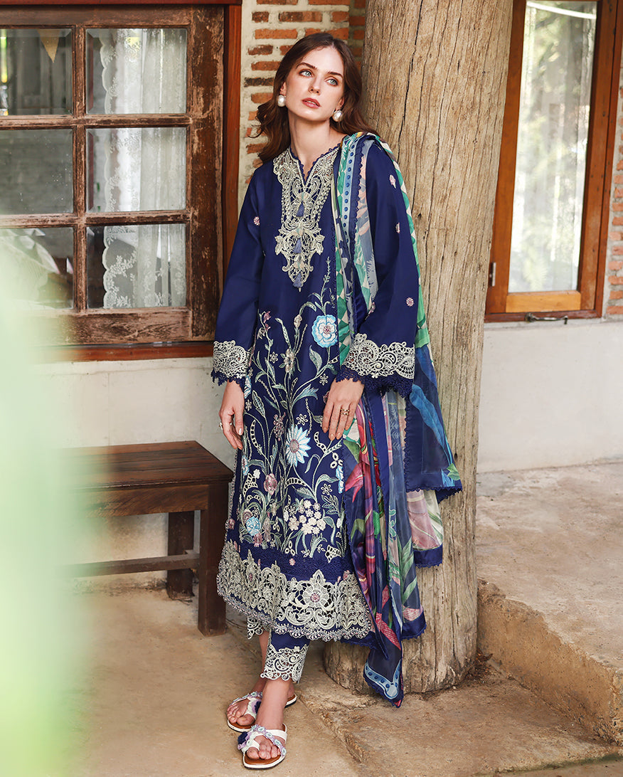 Mushq | The Secret Garden Lawn | Sylphae - by Libasekhas UK - Registered Vendor of : Mushq - 100% Original Designer Dress
