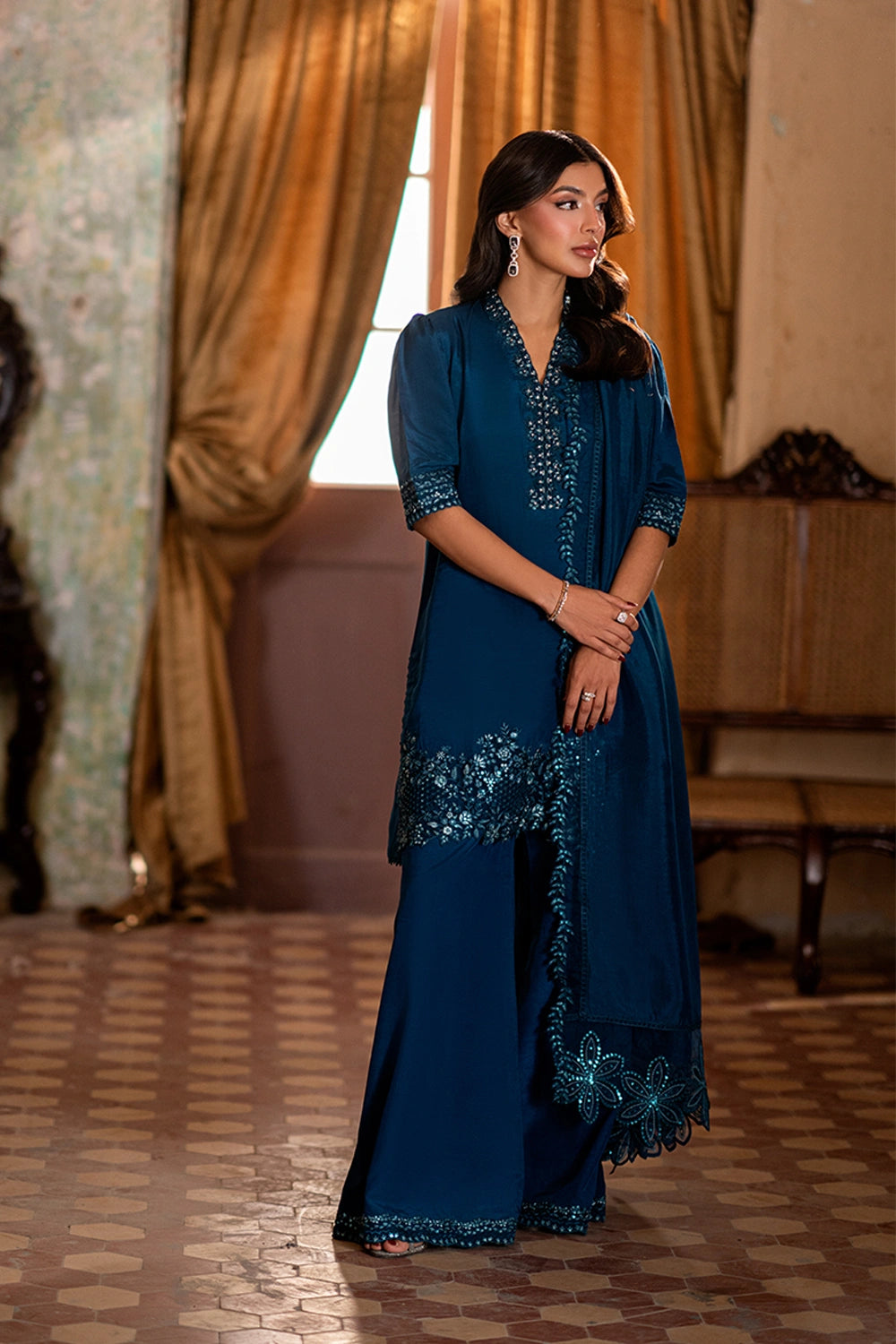 Azure | Vogue Formals | Sylvan Silk - by Libasekhas UK - Registered Vendor of : Azure - 100% Original Designer Dress