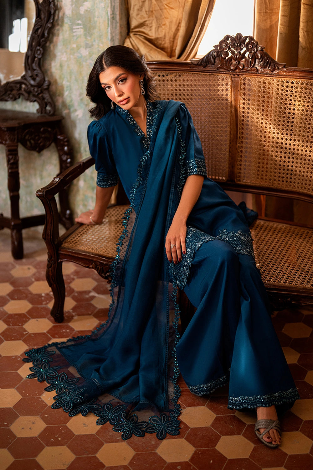 Azure | Vogue Formals | Sylvan Silk - by Libasekhas UK - Registered Vendor of : Azure - 100% Original Designer Dress