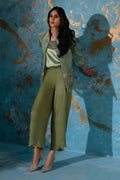 Wardha Saleem | Luxury Pret Fusion Wear | CHANTAL - JACKET SET (3 PC) - by - Libasekhas UK - Registered Vendor of : Wardha Saleem - 100% Original Designer Dresss