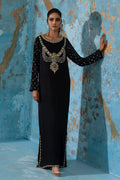 Wardha Saleem | Luxury Pret Fusion Wear | BELLE - KAFTAN - by - Libasekhas UK - Registered Vendor of : Wardha Saleem - 100% Original Designer Dresss