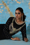 Wardha Saleem | Luxury Pret Fusion Wear | BELLE - KAFTAN - by - Libasekhas UK - Registered Vendor of : Wardha Saleem - 100% Original Designer Dresss