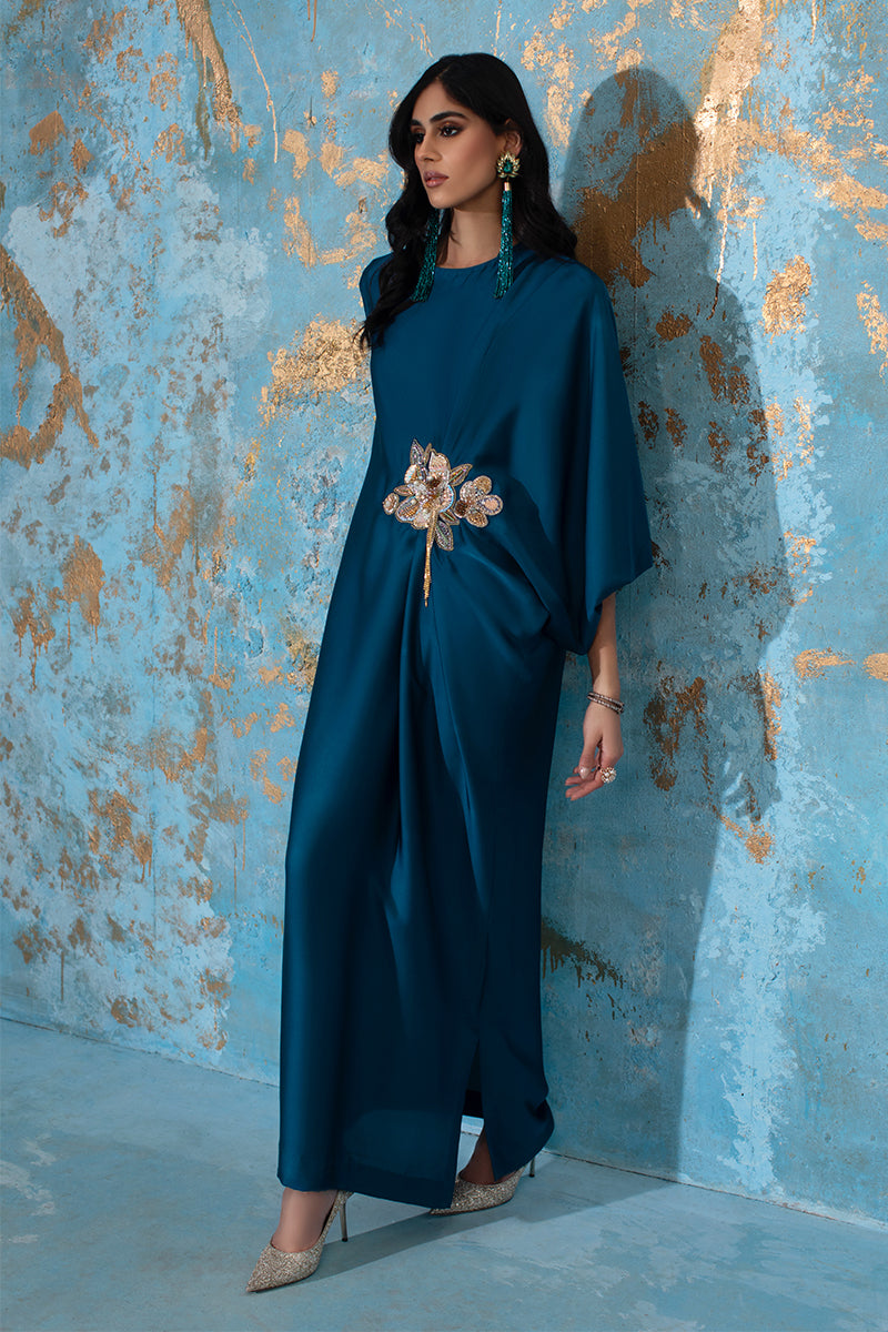Wardha Saleem | Luxury Pret Fusion Wear | AVA - KAFTAN - by - Libasekhas UK - Registered Vendor of : Wardha Saleem - 100% Original Designer Dresss