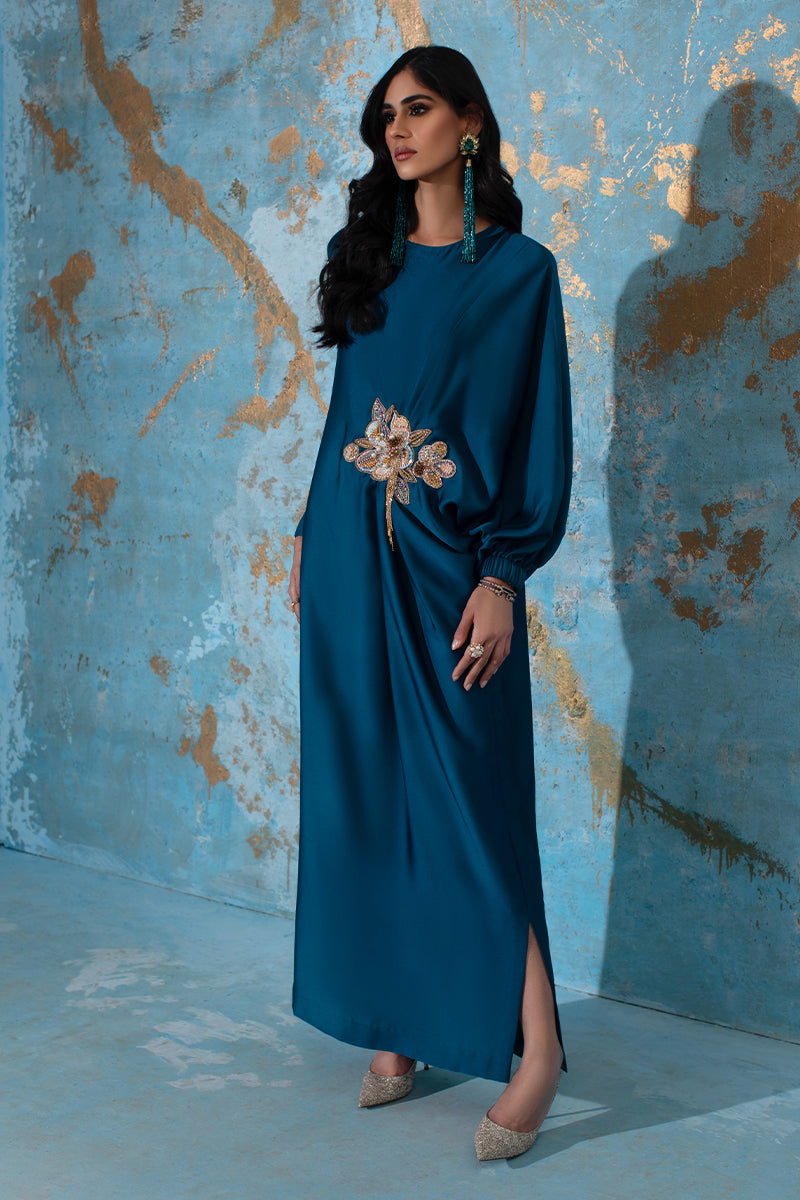 Wardha Saleem | Luxury Pret Fusion Wear | AVA - KAFTAN - by - Libasekhas UK - Registered Vendor of : Wardha Saleem - 100% Original Designer Dresss