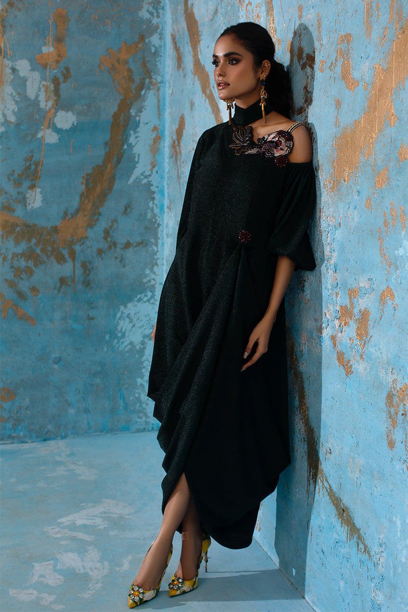 Wardha Saleem | Luxury Pret Fusion Wear | IVY - FORMAL DRAPE - by - Libasekhas UK - Registered Vendor of : Wardha Saleem - 100% Original Designer Dresss
