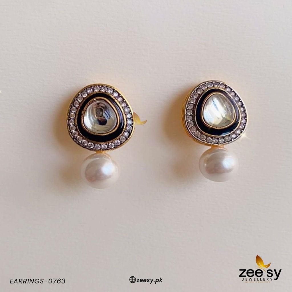 Earrings-0763 - by - Libasekhas UK - Registered Vendor of : Zeesy - 100% Original Designer Dresss