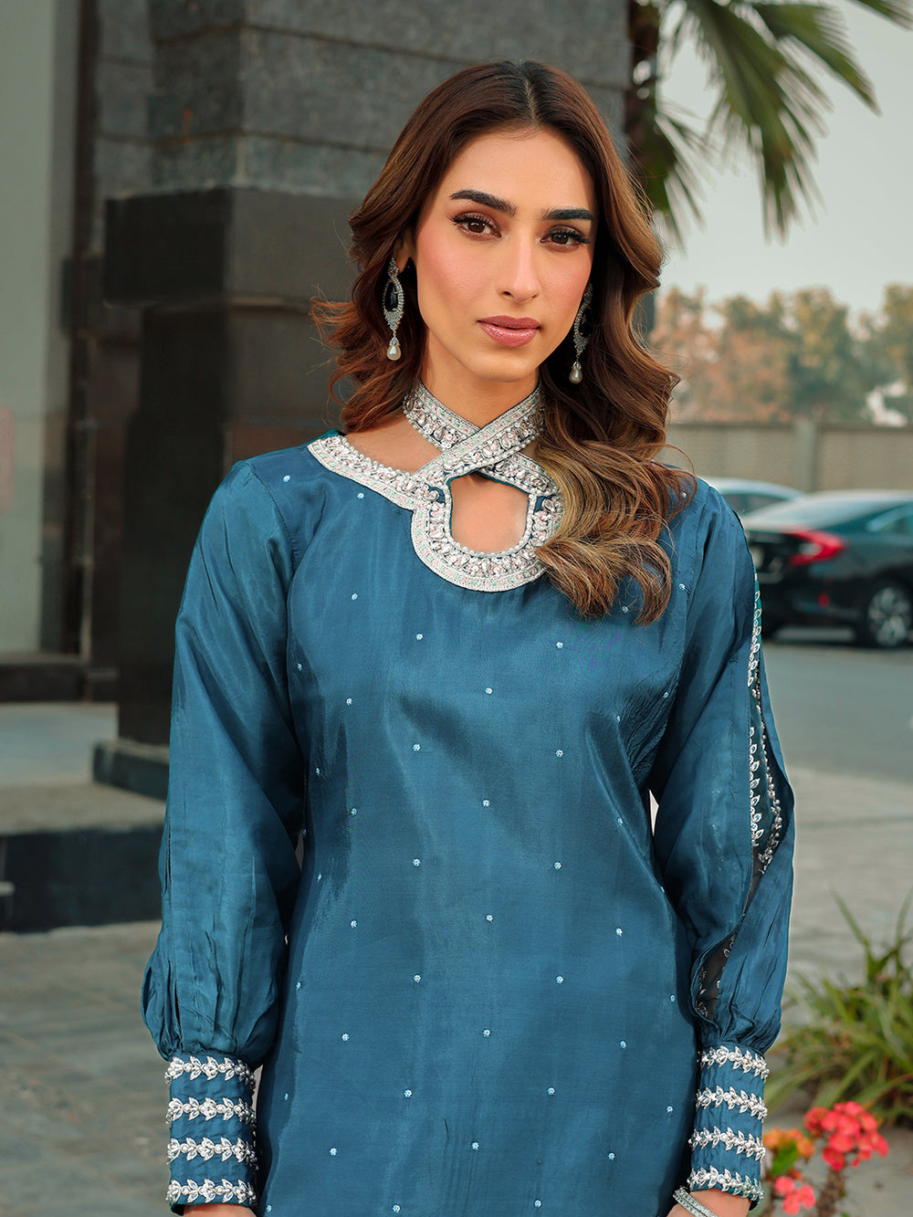 Ain | Raya Luxury Formals | AN-109 TOPAZ - by Libasekhas UK - Registered Vendor of : Ain - 100% Original Designer Dress