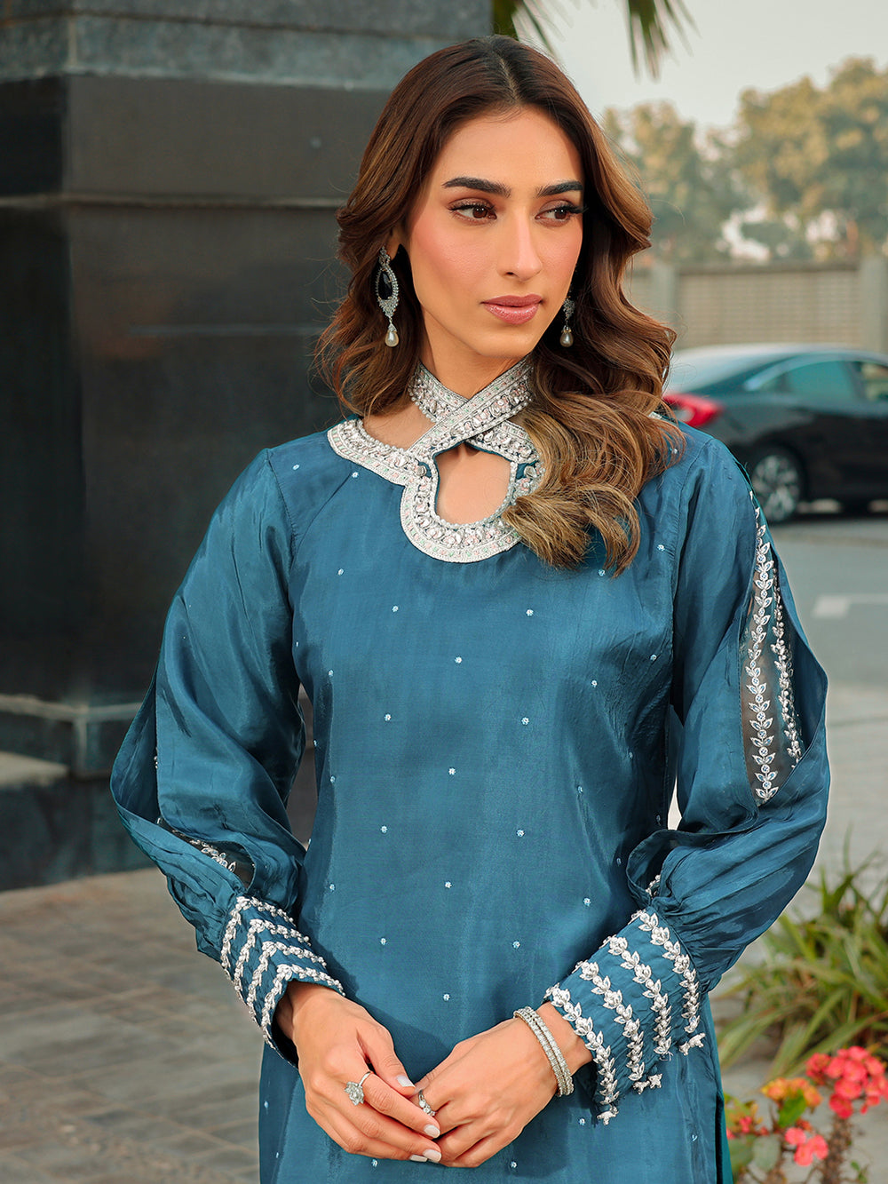 Ain | Raya Luxury Formals | AN-109 TOPAZ - by Libasekhas UK - Registered Vendor of : Ain - 100% Original Designer Dress