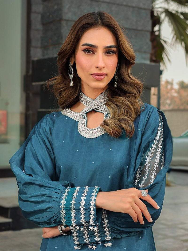 Ain | Raya Luxury Formals | AN-109 TOPAZ - by Libasekhas UK - Registered Vendor of : Ain - 100% Original Designer Dress
