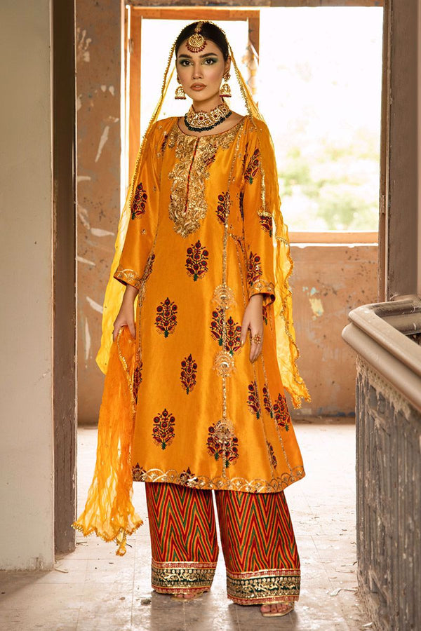 The Pink Tree Company | Wedding Wear | SAFFRON SYMPHONY - by - Libasekhas UK - Registered Vendor of : The Pink Tree Company - 100% Original Designer Dresss
