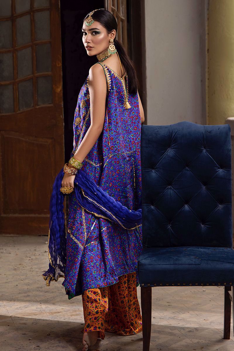 The Pink Tree Company | Wedding Wear | COBALT BLUE - by - Libasekhas UK - Registered Vendor of : The Pink Tree Company - 100% Original Designer Dresss
