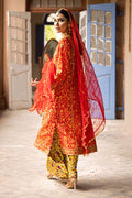 The Pink Tree Company | Wedding Wear | TANGERINE IN RED - by - Libasekhas UK - Registered Vendor of : The Pink Tree Company - 100% Original Designer Dresss