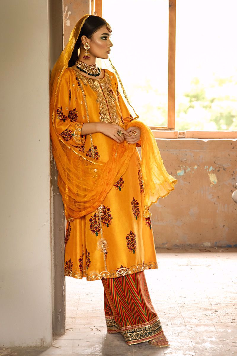 The Pink Tree Company | Wedding Wear | SAFFRON SYMPHONY - by - Libasekhas UK - Registered Vendor of : The Pink Tree Company - 100% Original Designer Dresss