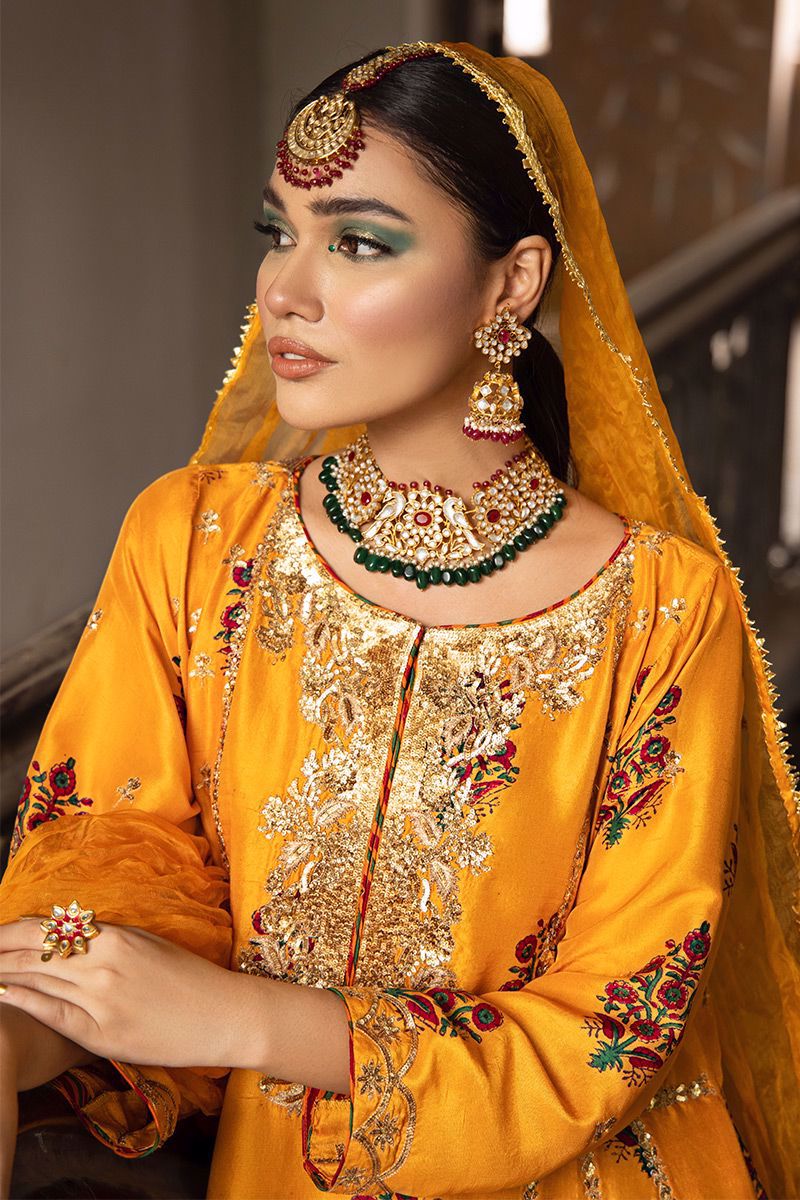 The Pink Tree Company | Wedding Wear | SAFFRON SYMPHONY - by - Libasekhas UK - Registered Vendor of : The Pink Tree Company - 100% Original Designer Dresss