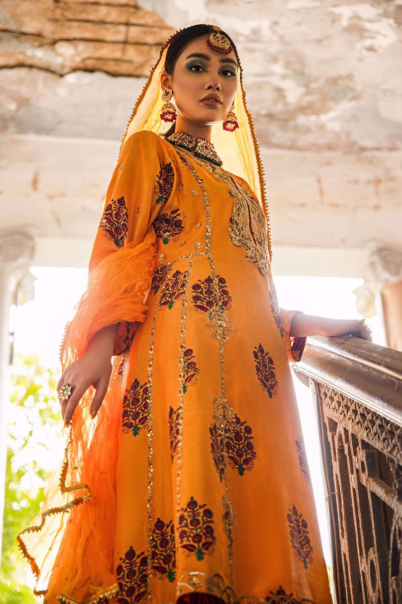 The Pink Tree Company | Wedding Wear | SAFFRON SYMPHONY - by - Libasekhas UK - Registered Vendor of : The Pink Tree Company - 100% Original Designer Dresss