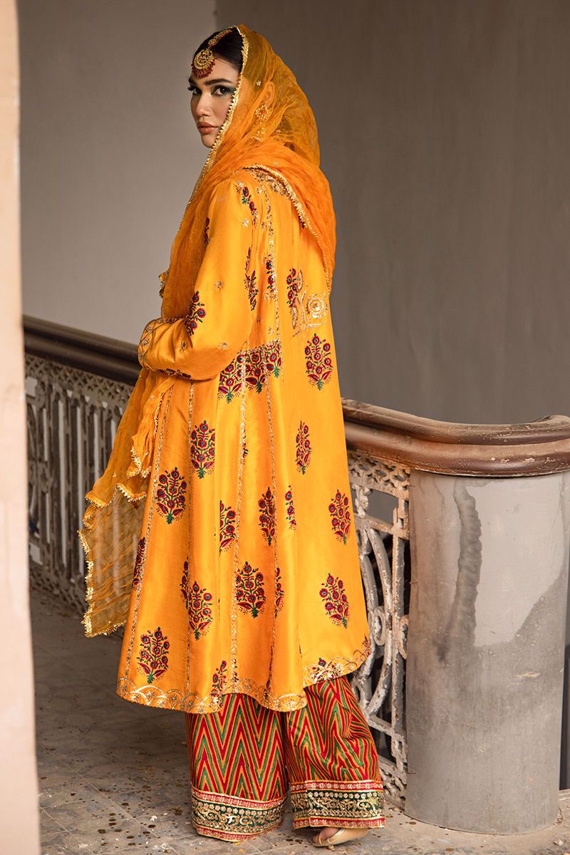 The Pink Tree Company | Wedding Wear | SAFFRON SYMPHONY - by - Libasekhas UK - Registered Vendor of : The Pink Tree Company - 100% Original Designer Dresss