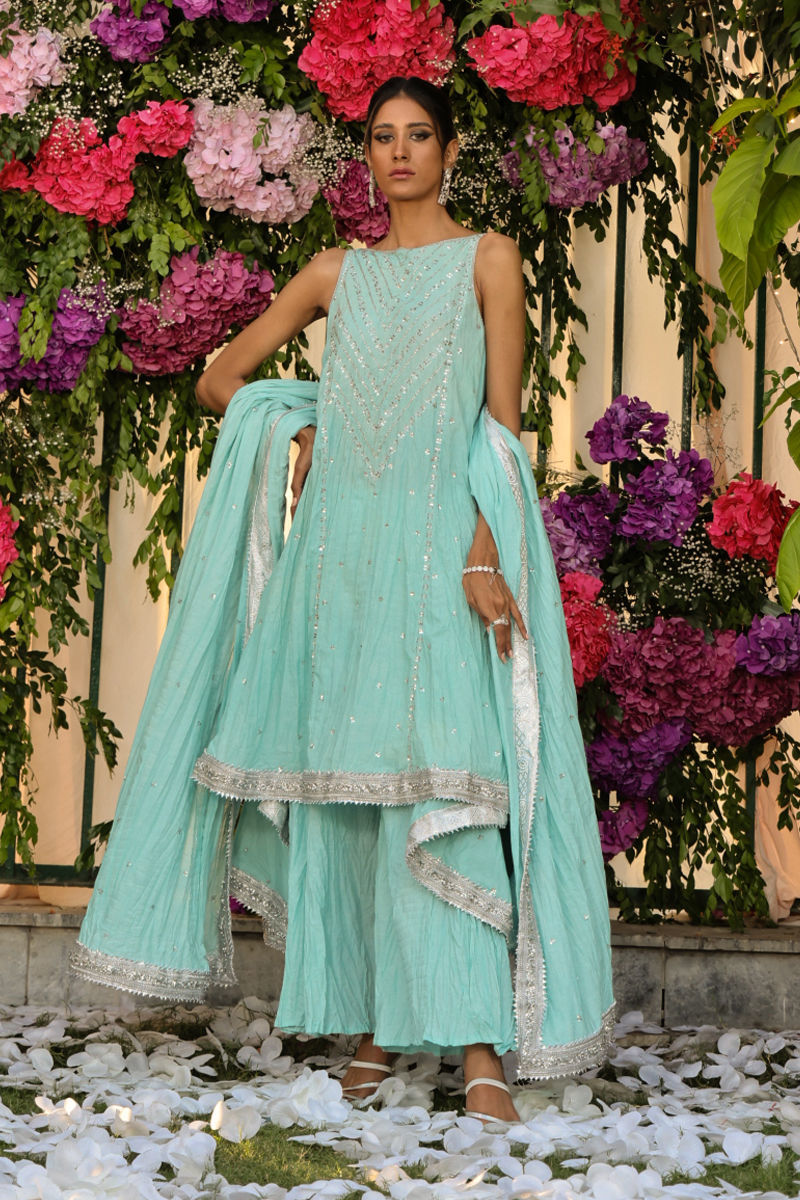 The Pink Tree Company | Wedding Wear | AZURE ALLURE - by - Libasekhas UK - Registered Vendor of : The Pink Tree Company - 100% Original Designer Dresss