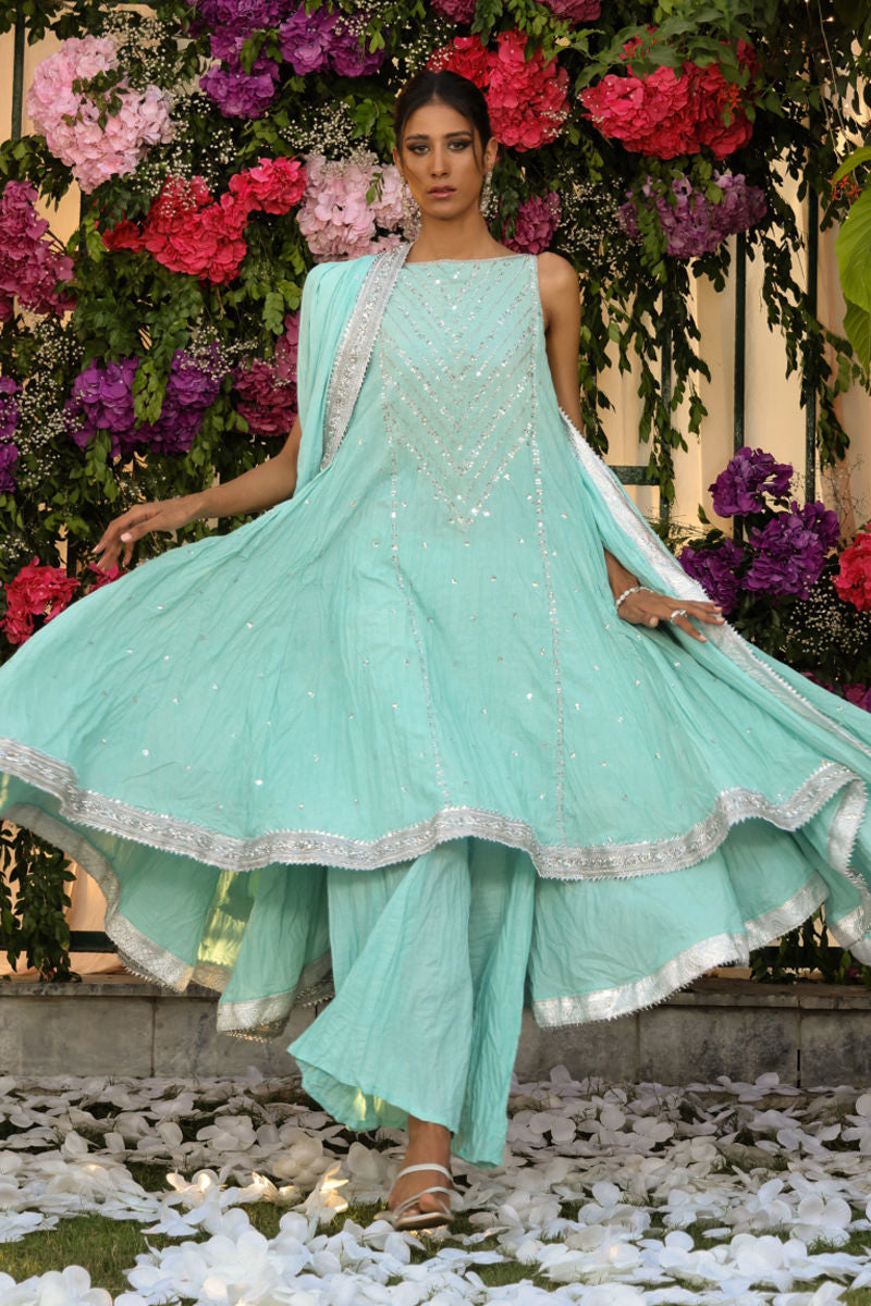 The Pink Tree Company | Wedding Wear | AZURE ALLURE - by - Libasekhas UK - Registered Vendor of : The Pink Tree Company - 100% Original Designer Dresss