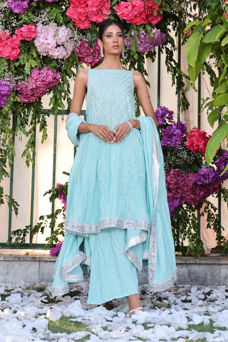 The Pink Tree Company | Wedding Wear | AZURE ALLURE - by - Libasekhas UK - Registered Vendor of : The Pink Tree Company - 100% Original Designer Dresss