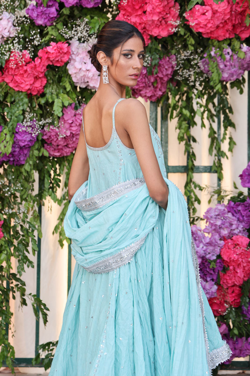 The Pink Tree Company | Wedding Wear | AZURE ALLURE - by - Libasekhas UK - Registered Vendor of : The Pink Tree Company - 100% Original Designer Dresss
