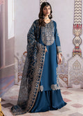 Sahane | There She Glows  | TSG-04 Azure - There She Glows - by - Libasekhas UK - Registered Vendor of : Sahane - 100% Original Designer Dresss