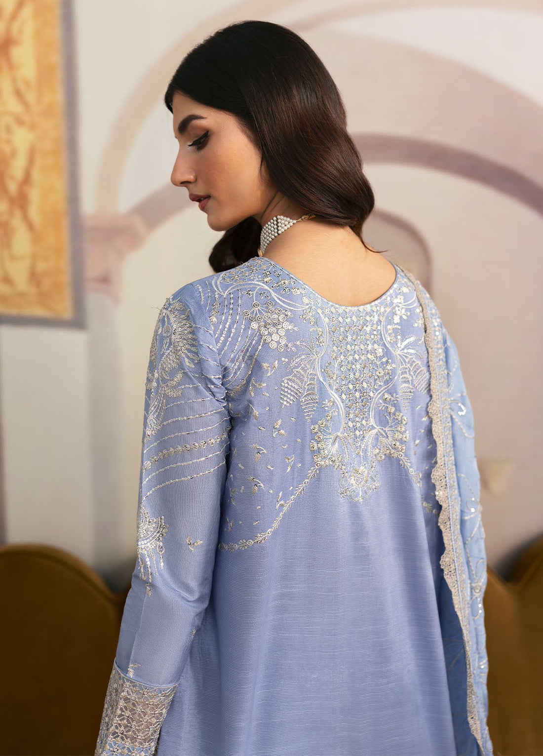Sahane | There She Glows  | TSG-05 Abyss - by - Libasekhas UK - Registered Vendor of : Sahane - 100% Original Designer Dresss