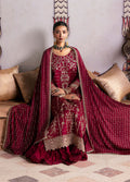 Sahane | There She Glows  | TSG-07 Merlot - by - Libasekhas UK - Registered Vendor of : Sahane - 100% Original Designer Dresss