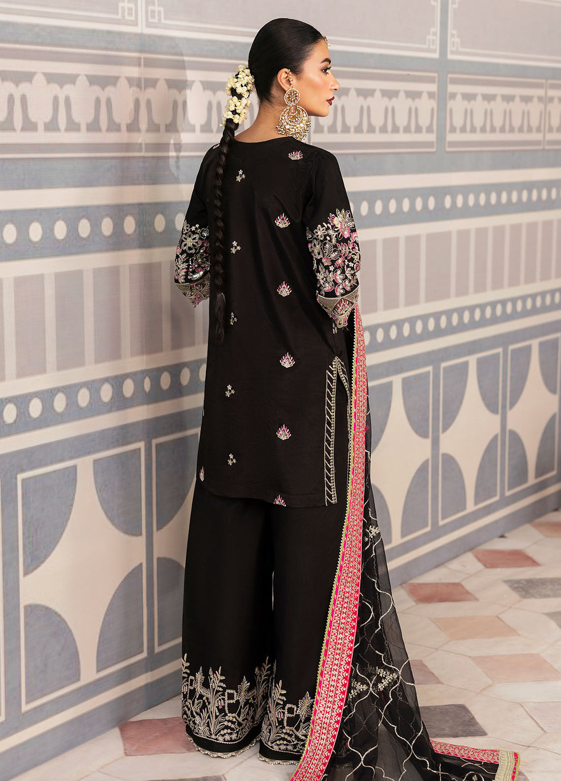 Sahane | There She Glows  | TSG-01 Noir - by - Libasekhas UK - Registered Vendor of : Sahane - 100% Original Designer Dresss