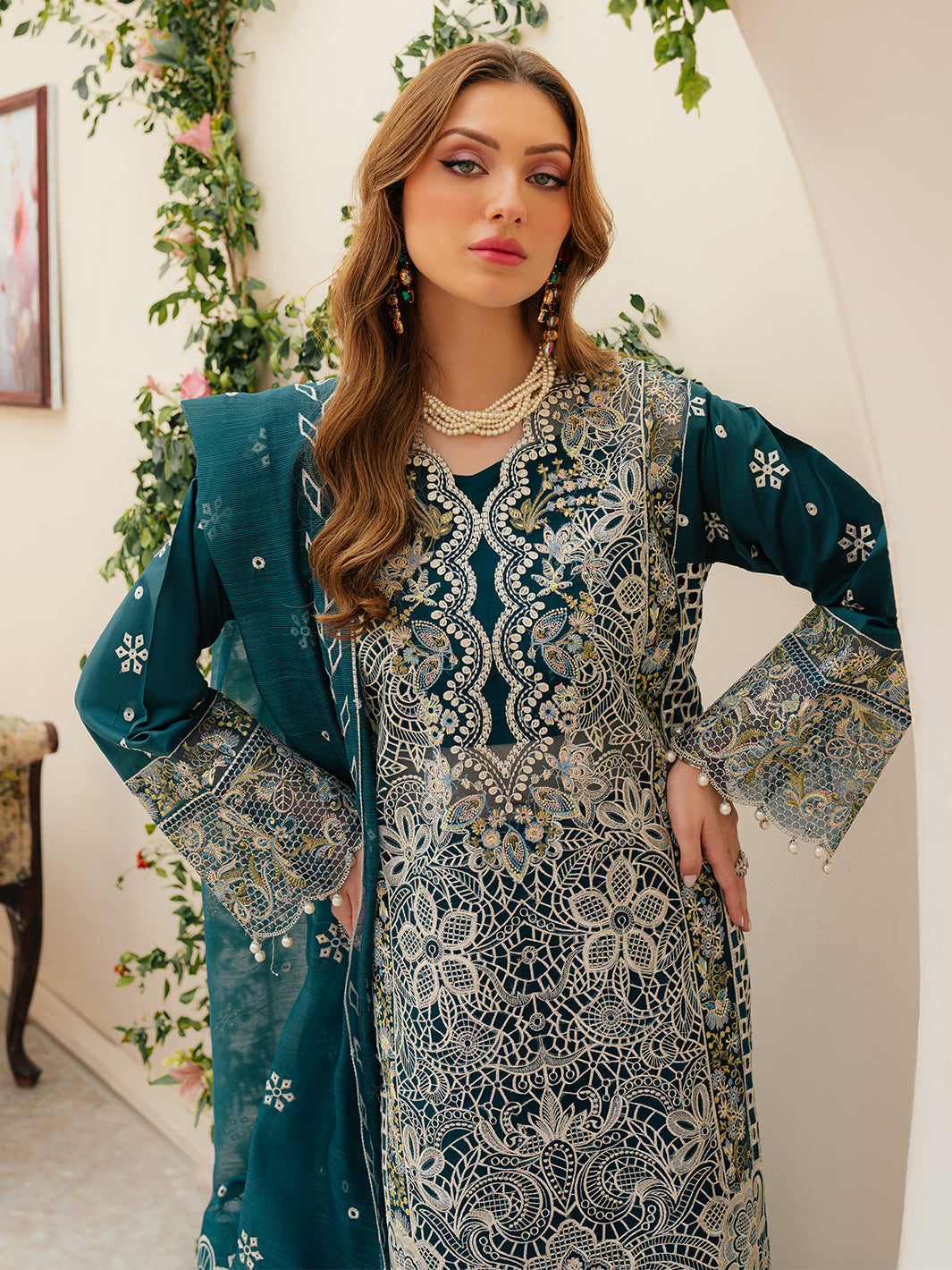 Mahnur | Allenura Luxury Lawn 24 | TUSCANY - by - Libasekhas UK - Registered Vendor of : Mahnur - 100% Original Designer Dresss