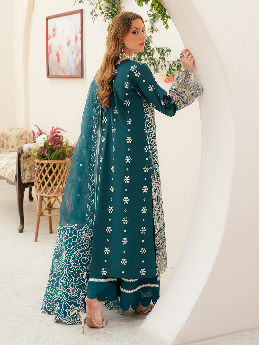 Mahnur | Allenura Luxury Lawn 24 | TUSCANY - by - Libasekhas UK - Registered Vendor of : Mahnur - 100% Original Designer Dresss
