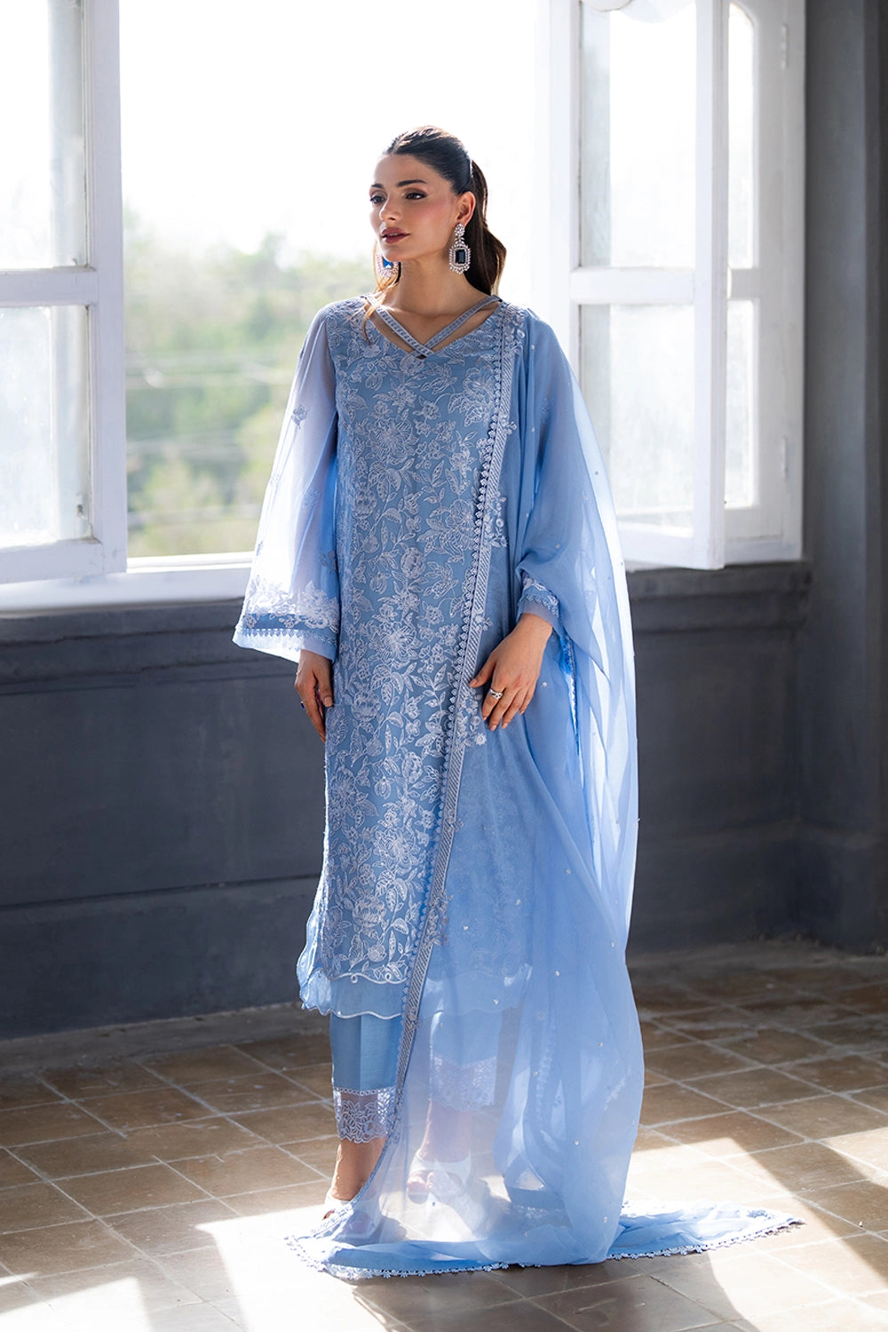 Azure | Ensembles | Twilight Ash - by Libasekhas UK - Registered Vendor of : Azure - 100% Original Designer Dress