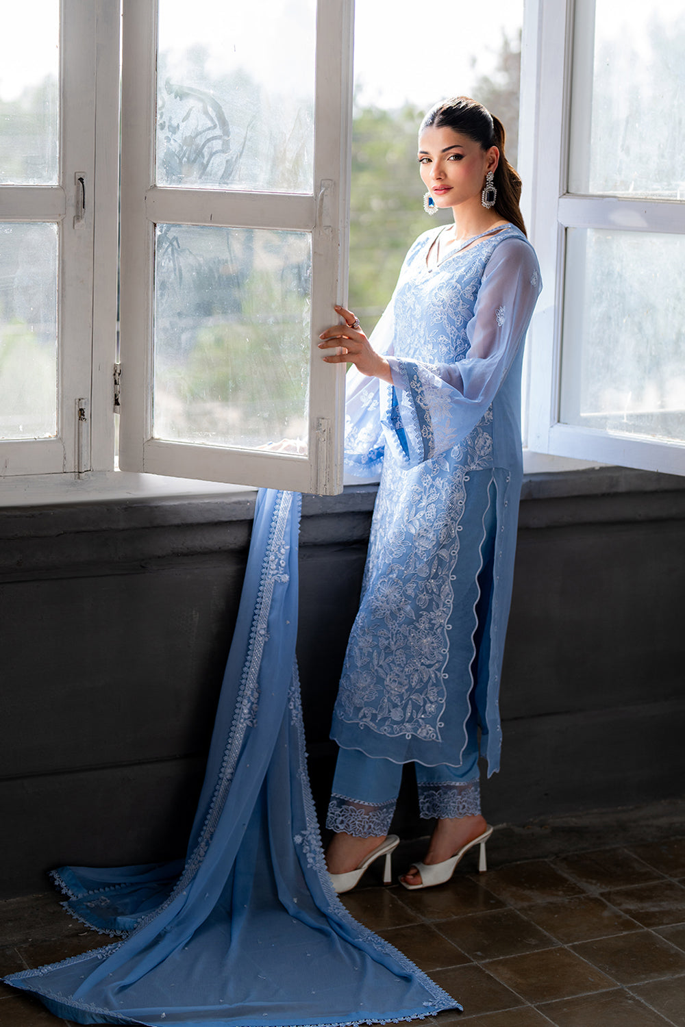 Azure | Ensembles | Twilight Ash - by Libasekhas UK - Registered Vendor of : Azure - 100% Original Designer Dress