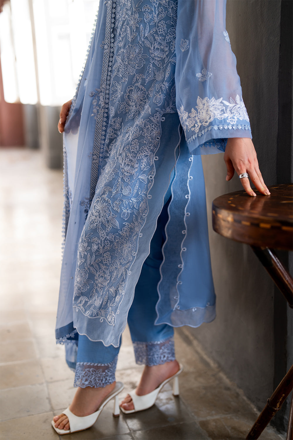 Azure | Ensembles | Twilight Ash - by Libasekhas UK - Registered Vendor of : Azure - 100% Original Designer Dress